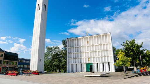 Church in Steinkjer, Kystriksveien, Norway