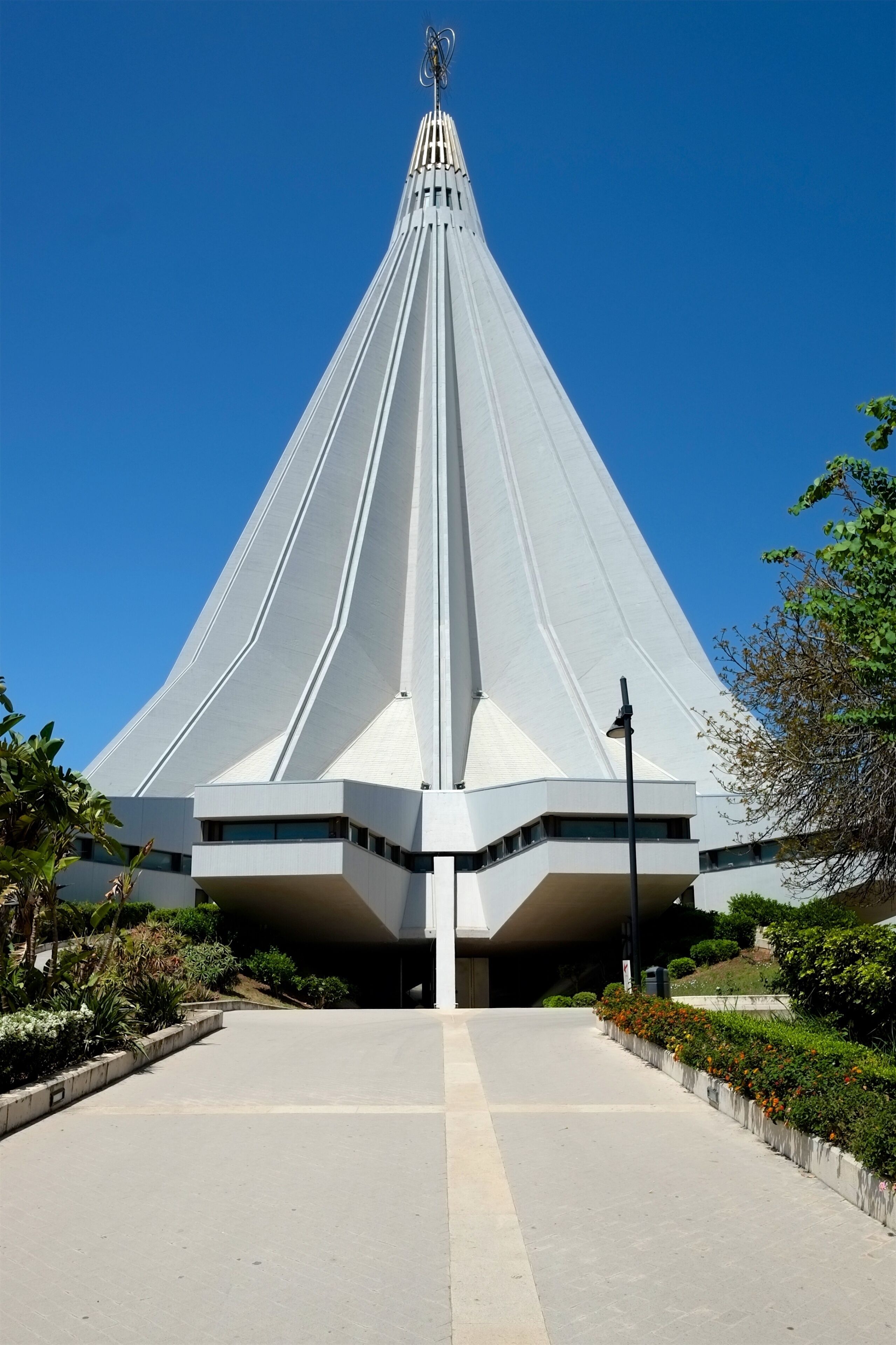 The Sanctuary of the Madonna delle Lacrime was erected in memory of the miraculous lacrimation of the effigy depicting the Immaculate Heart of Mary, placed to the bedside of the spouses Lannuso at their humble home in Via degli Orti in Syracuse, in 1953.