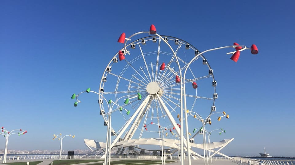 promenade along the Caspian Sea #Azerbajian