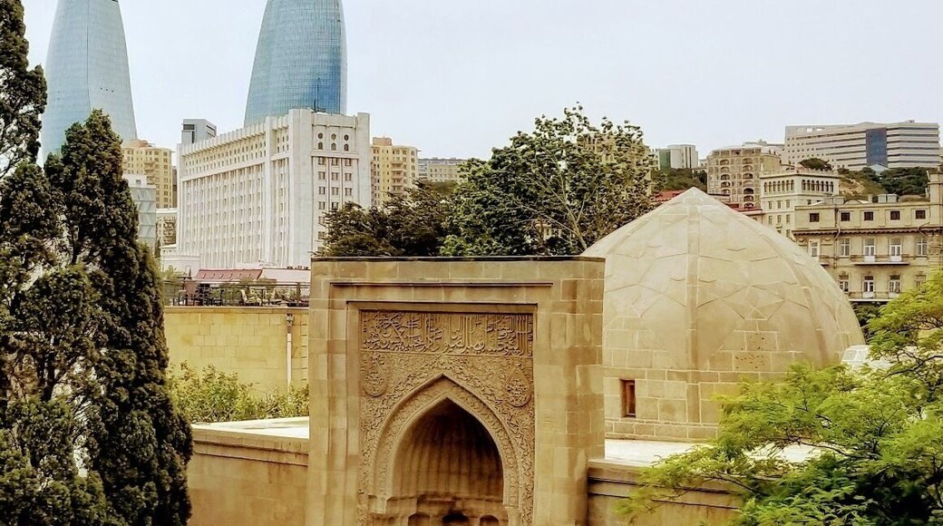 I have not seen a more stark juxtaposition of the modern with the ancient as this skyline in Baku, Azerbaijan. Baku is not yet on the tourist map so there are no hoards. This was during a walk through the old city or icharishahar. It was a memorable walk - pleasantly windy and quaint. The "City of Winds" lived up to its name!