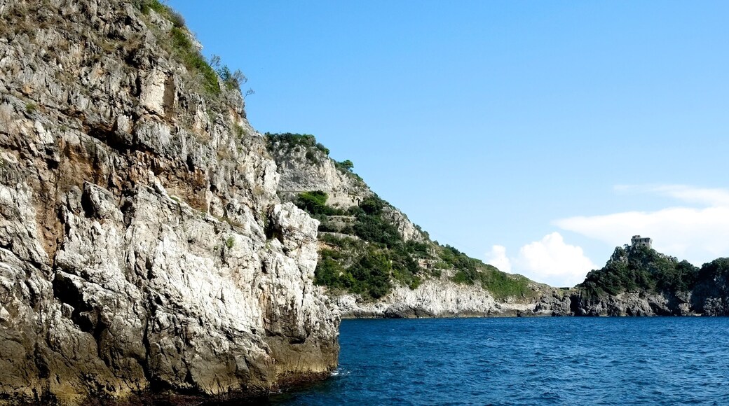 The Amalfi coast is an area of great physical beauty and natural diversity. It has been intensively settled by human communities since the early Middle Ages. There are a number of towns such as Amalfi and Ravello with architectural and artistic works of great significance. The rural areas show the versatility of the inhabitants in adapting their use of the land to the diverse nature of the terrain, which ranges from terraced vineyards and orchards on the lower slopes to wide upland pastures.