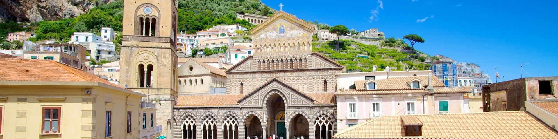 Amalfi featuring a city