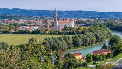 View from Bussolengo on Pescantina, Veneto, Italy, Europe; Shutterstock ID 1577501281; Purchase Order: -