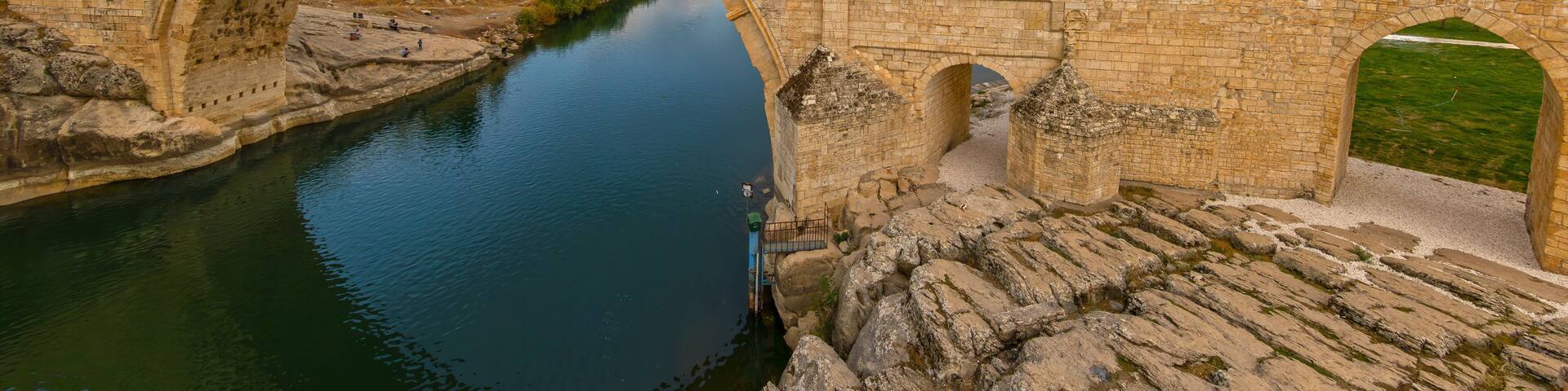 The Malabadi Bridge is an arch bridge spanning the Batman River near the town of Silvan in southeastern Turkey.