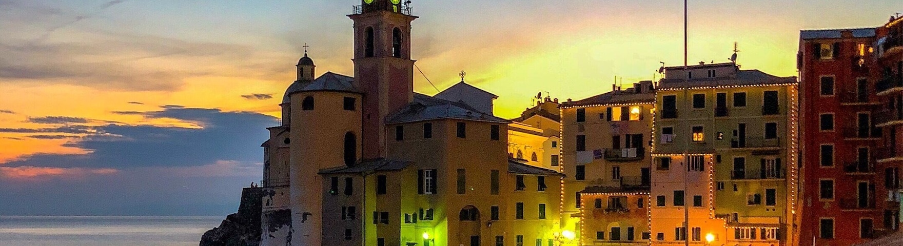 Evening at the beach of Camogli, Liguria, Italy
#Golden