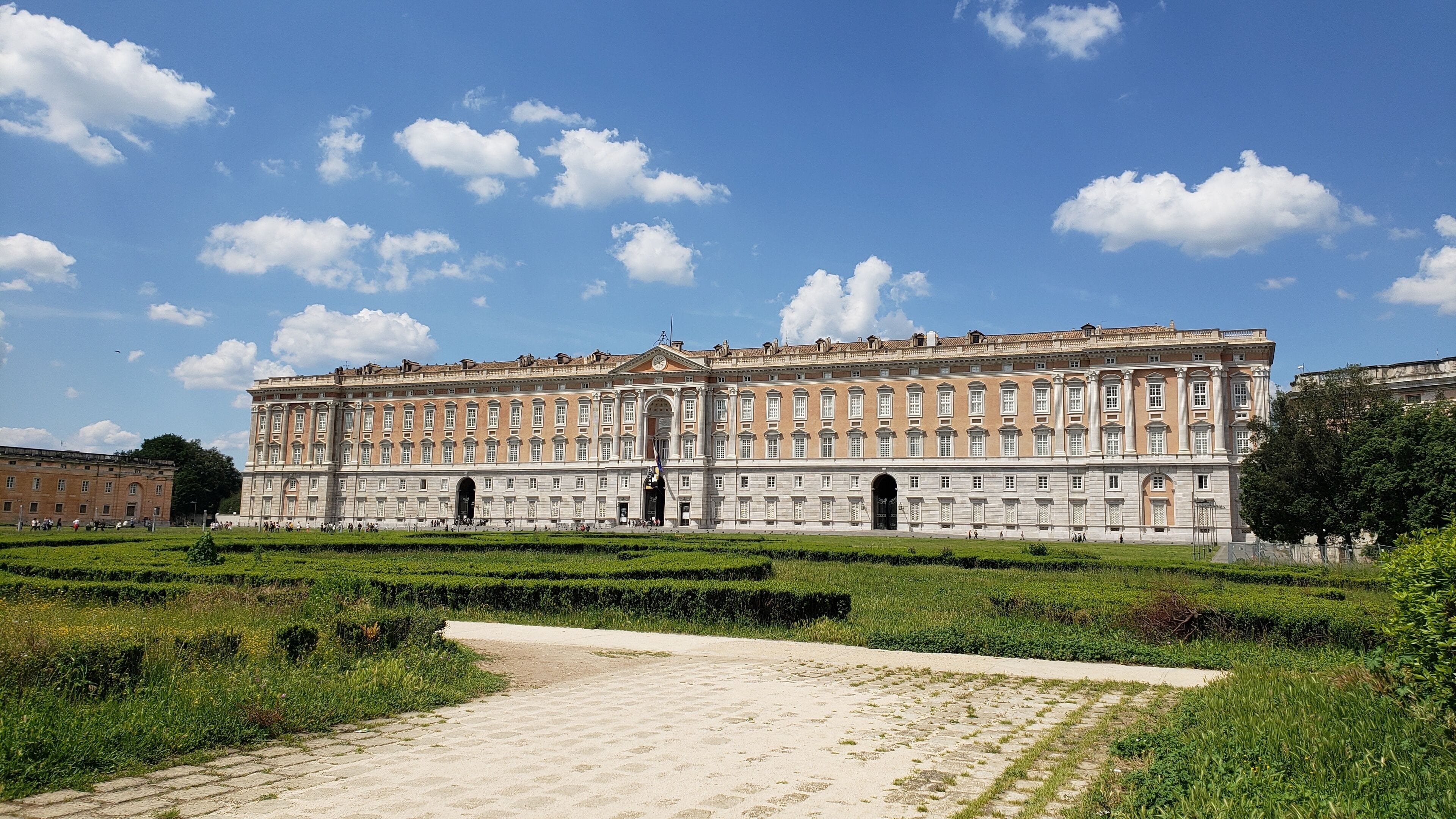 We bought a 2 day ticket and spent the first day outside walking along the fountains and English Garden, which we would call an arboretum.   Second day touring the palace.