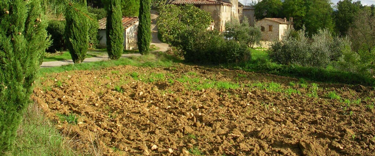 Photos of Montegabbro, village of Colle di Val d'Elsa in the province of Siena, taken by road to town