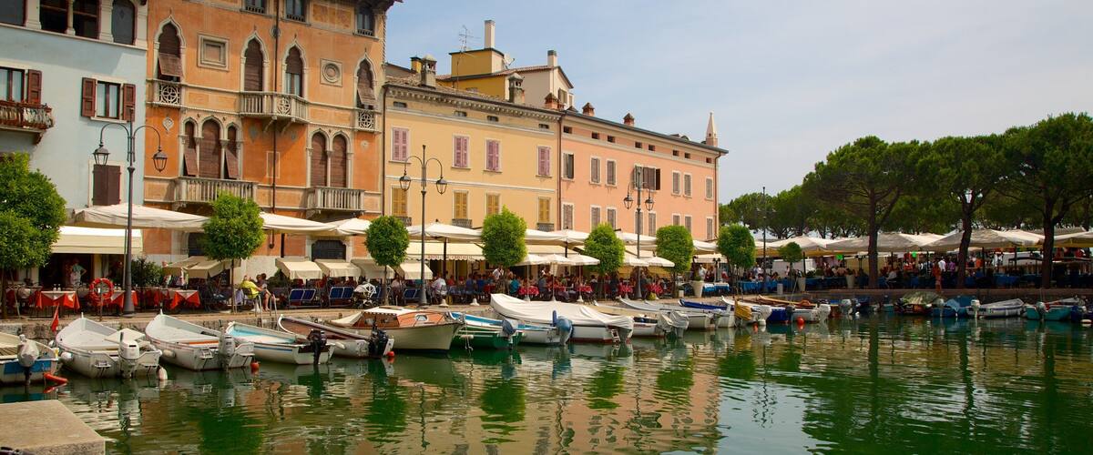 Desenzano del Garda featuring boating, general coastal views and a small town or village