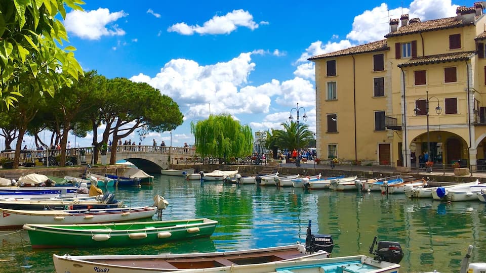At the old port of Desenzano, Lake Garda