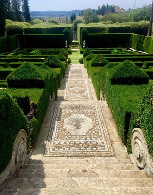 The gorgeous gardens of the I Tatti.
