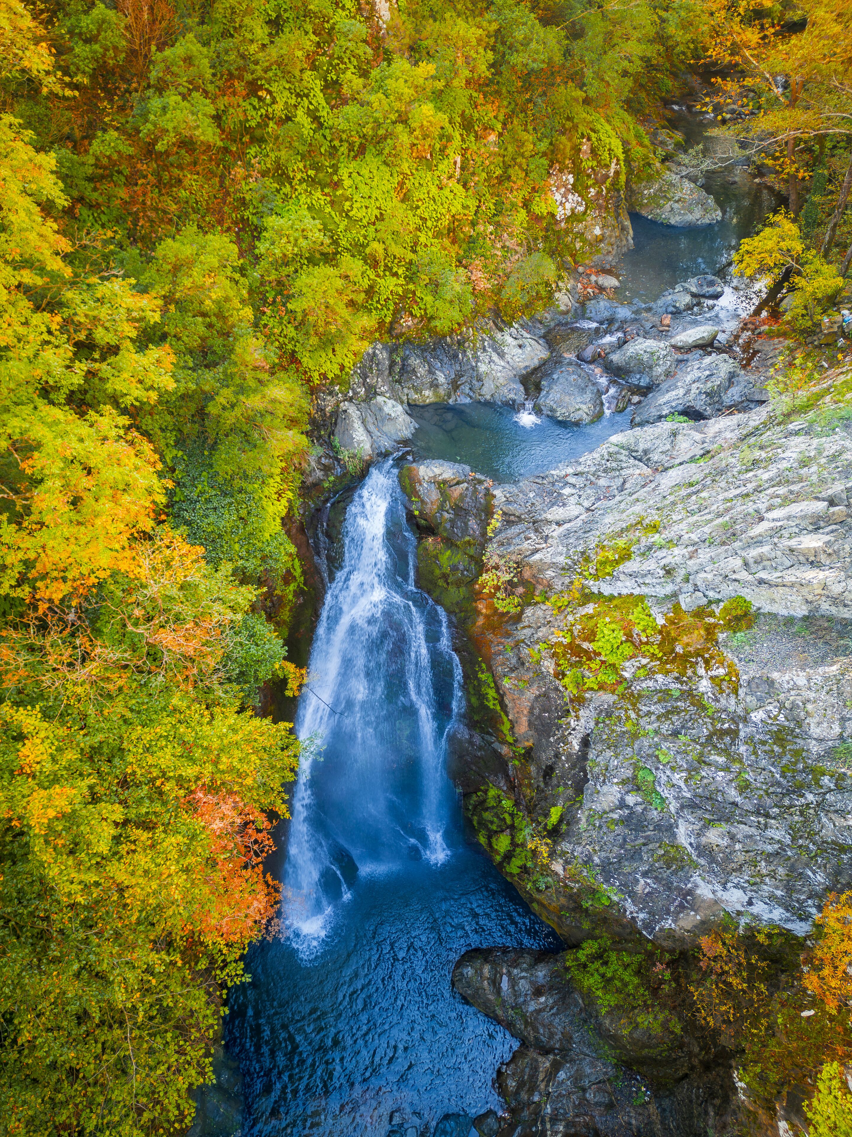 Termal Sudusen waterfall view in Yalova