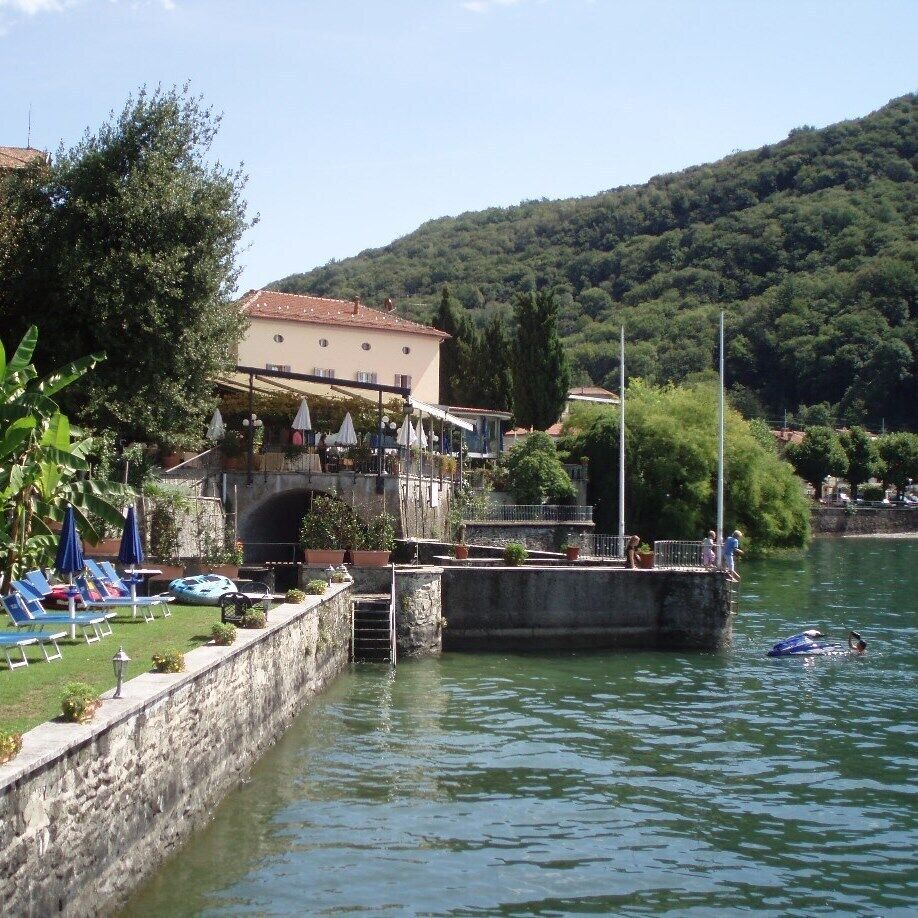 Hotel Camin Colmegna*** in Luino (Lago Maggiore. The hotel is extremely nice and the staff was very friendly and tried to be helpful.The food was delicious and the view over the lake is great.