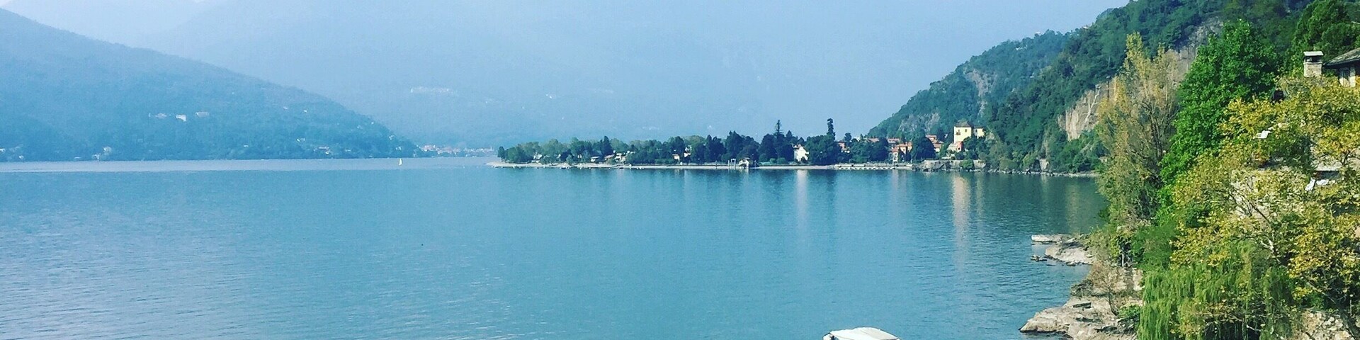 The most beautiful view of Lago Maggiore (Lake Maggiore) from the reception at my cousins wedding... it literally took my breath away ❤️❤️ #lagomaggiore #italia #LifeAtExpedia #totravelistolove #peaceandtranquility