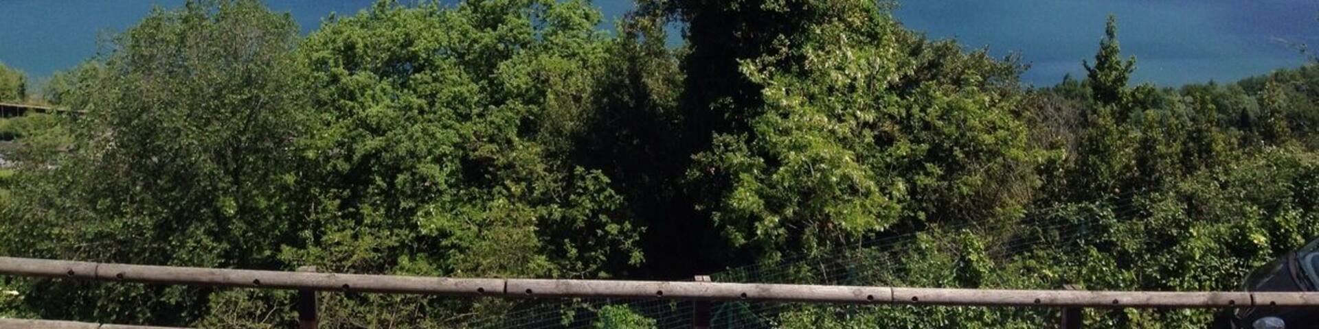 The lake where the Pope has his summerhouse. Was breathtaking