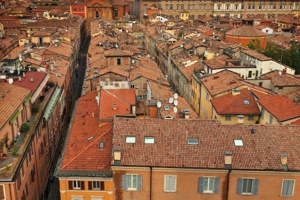 Up the 12th century bell tower for great views of historic Modena.