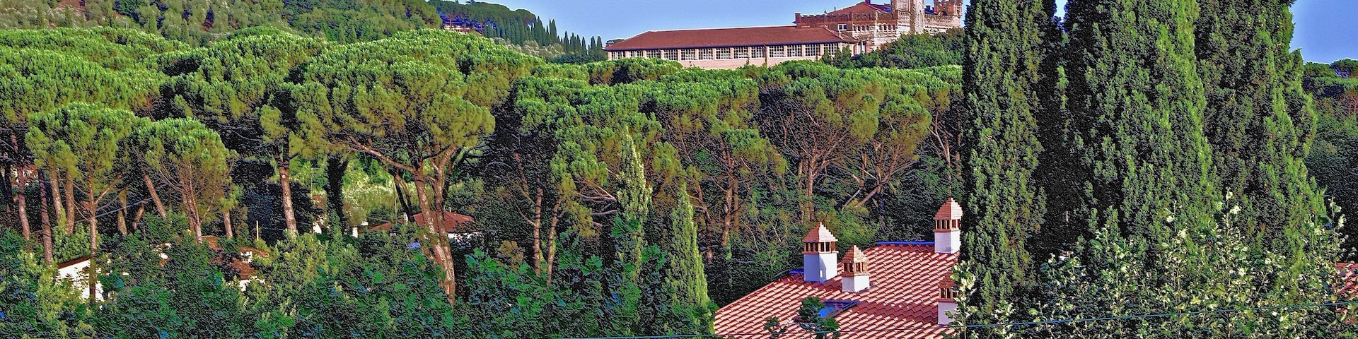 View from The Hotel Michelangelo / Montecatini, Italy
 Tuscany