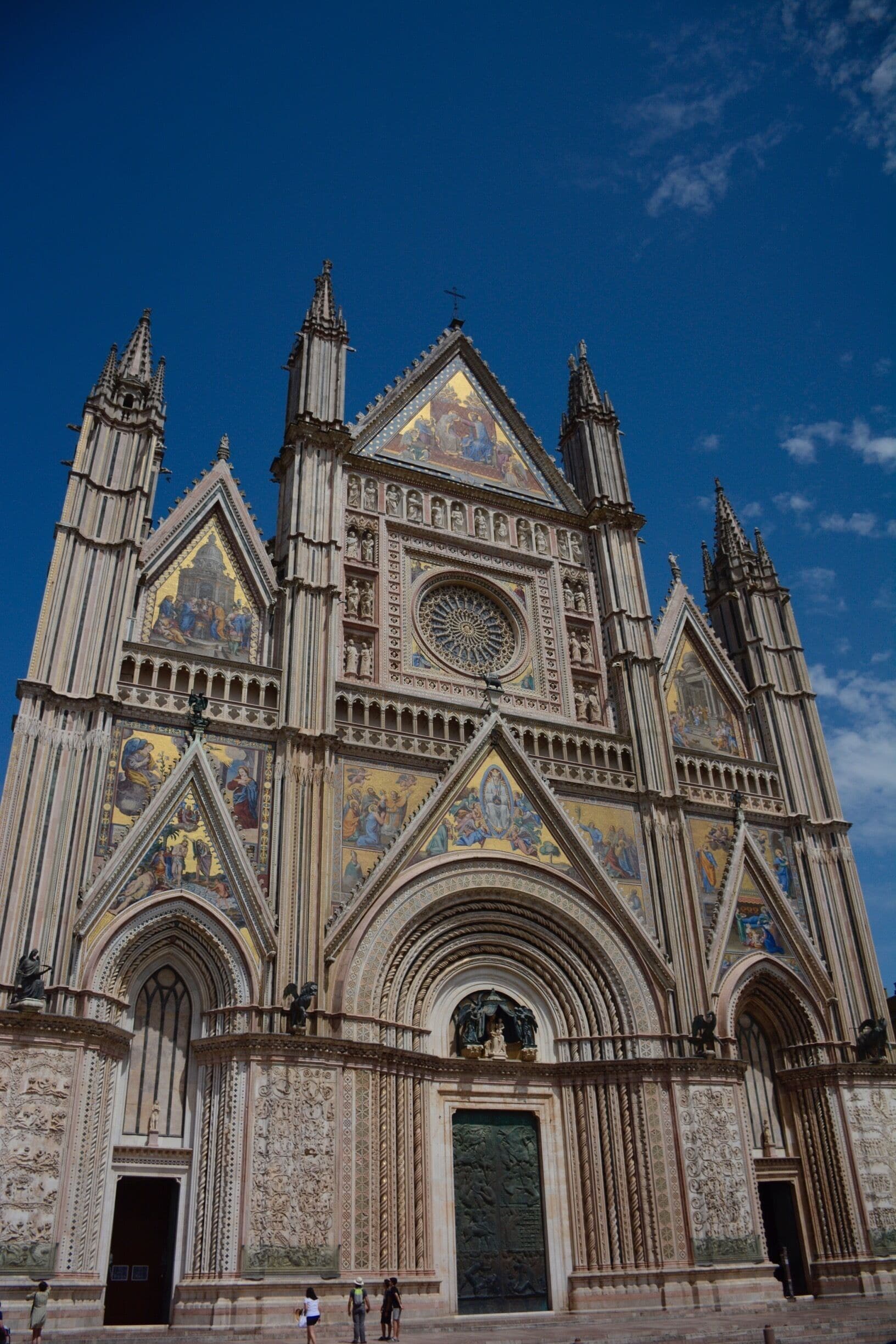 Beautiful church in the beautiful city of Orvieto, Italy.