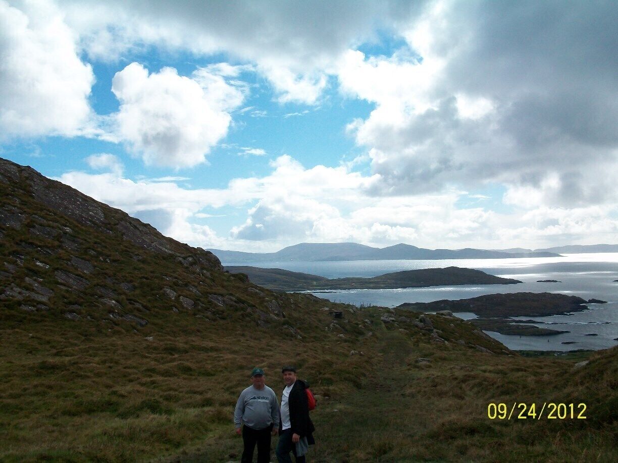 About halfway from Waterville to Catherdaniel on the Ring of Kerry hike.