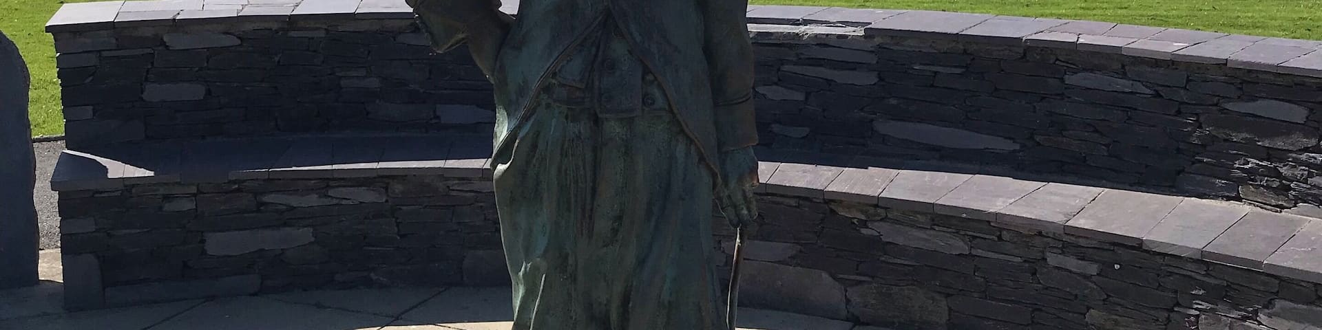 Statue of Charlie Chaplin in Waterville, County Kerry, Ireland on the Ring of Kerry. His family took holidays here for many years. There is still a home they owned here. #History