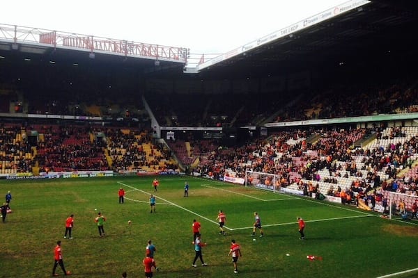 Reading FC played away at Bradford in the FA Cup