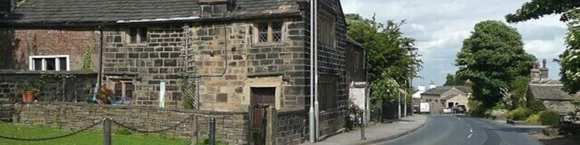 Old house, Tong Lane, Tong Looks to be of the 17C, and altered over the years.