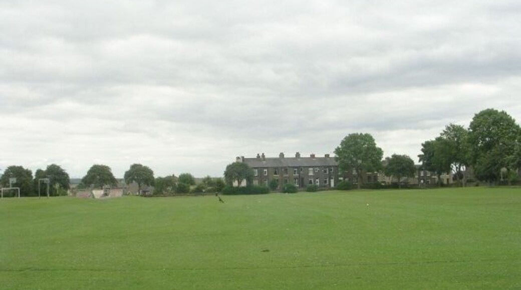 Upper Wyke Recreation Ground - viewed from Towngate