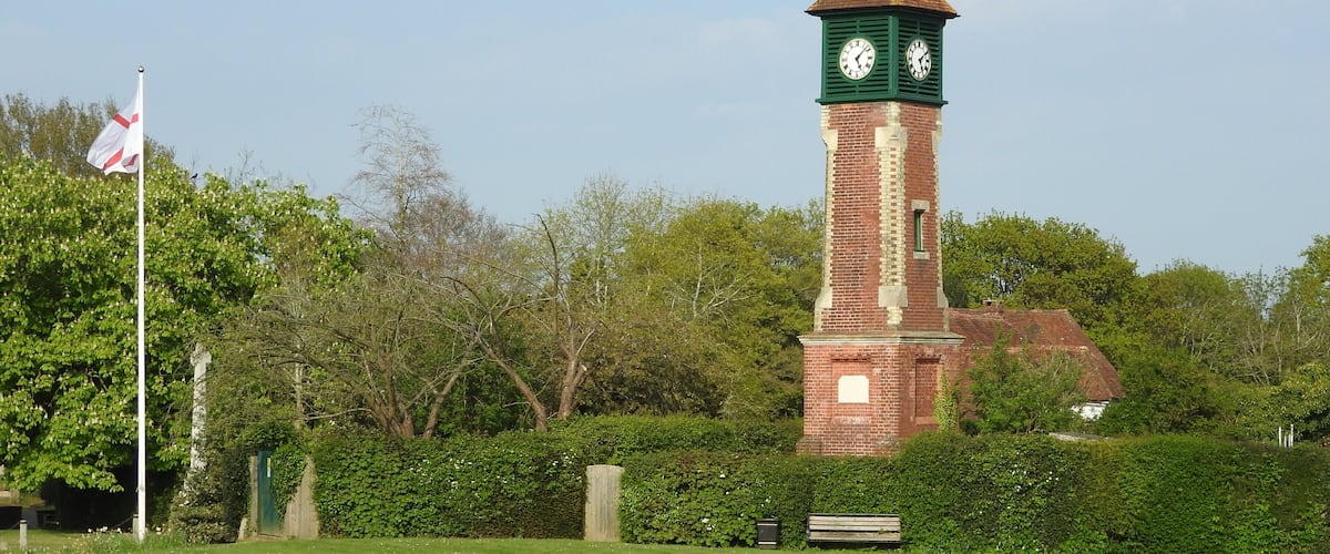 Sandhurst war memorial, Kent by Lutyens in Sandhurst, Kent is close to the Clocktower monument. Both are listed buildings.