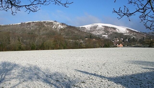 April Snow on Mayall's Coppice A well forecasted northerly blast of cold air turned the spring landscape of early April into a wintry scene fashionably considered to be more typical of Christmas time.