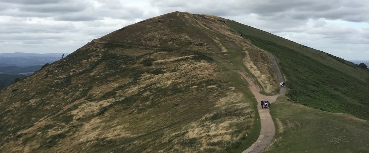 View of the top of the world at Malvern.