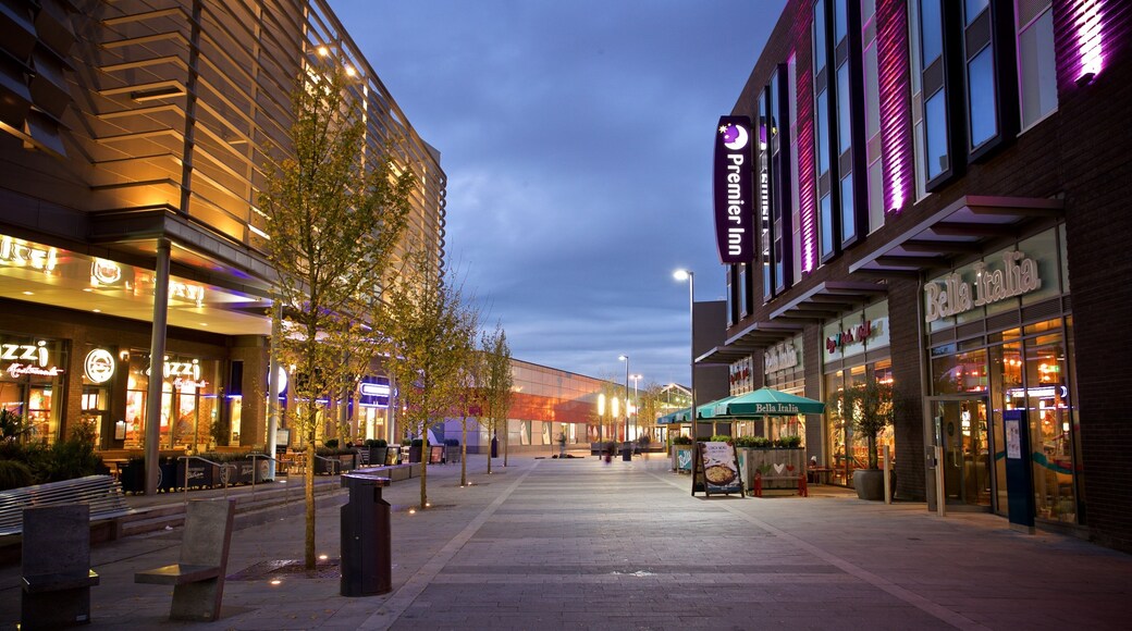 Telford showing night scenes