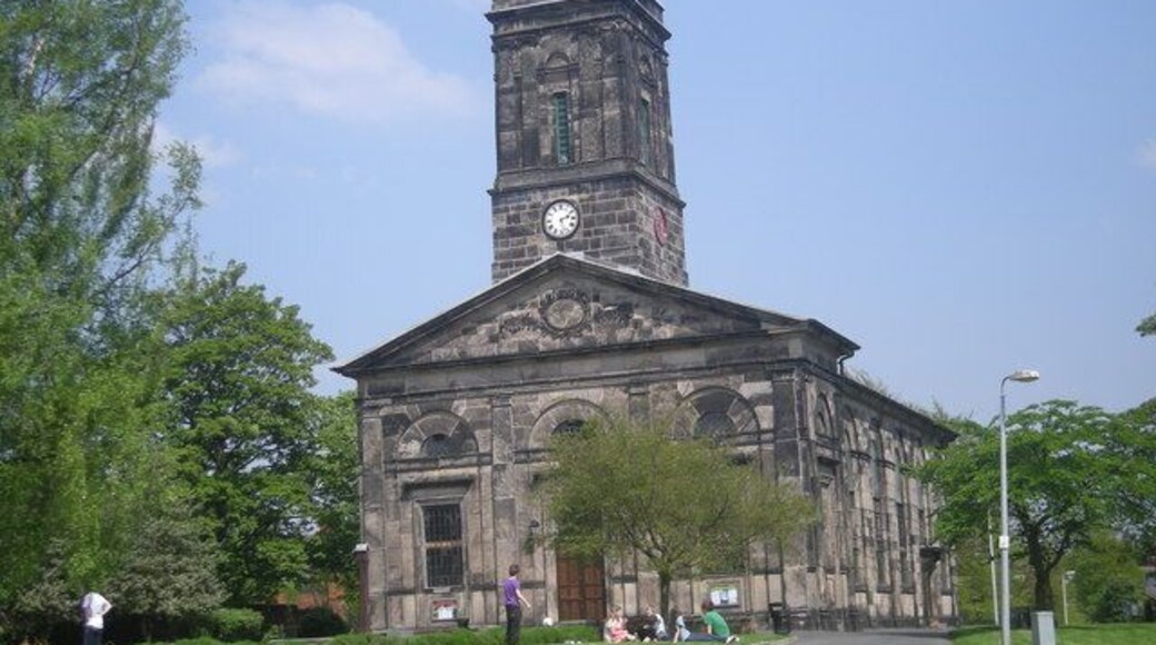 A church in the centre of Wellington This is the parish church of All Saints, built in 1789.