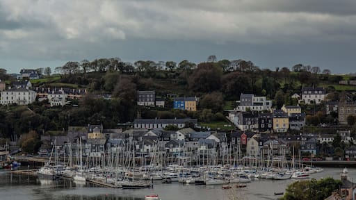 Originally a medieval fishing port, historic Kinsale (from the Irish, Ceann tSaile – ‘Head of the Sea’) is one of the most picturesque, popular and historic towns on the south west coast of Ireland.
Kinsale is in County Cork in the province of Munster and just 25km from Cork City and Cork International Airport, and is the gateway to scenic ‘West Cork’ and the start/finish point of the ‘Wild Atlantic Way,’ the 2,500km coastal journey from Kinsale, Co Cork to Inishowen, Co Donegal.
https://www.kinsale.ie/