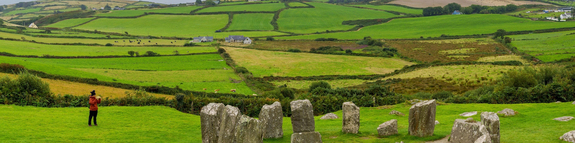 Megalithic Circle of Drombeg, - The Altar of the Druid-, Rosscarbery approximately from the year 150 a. c., Ireland, United Kingdom