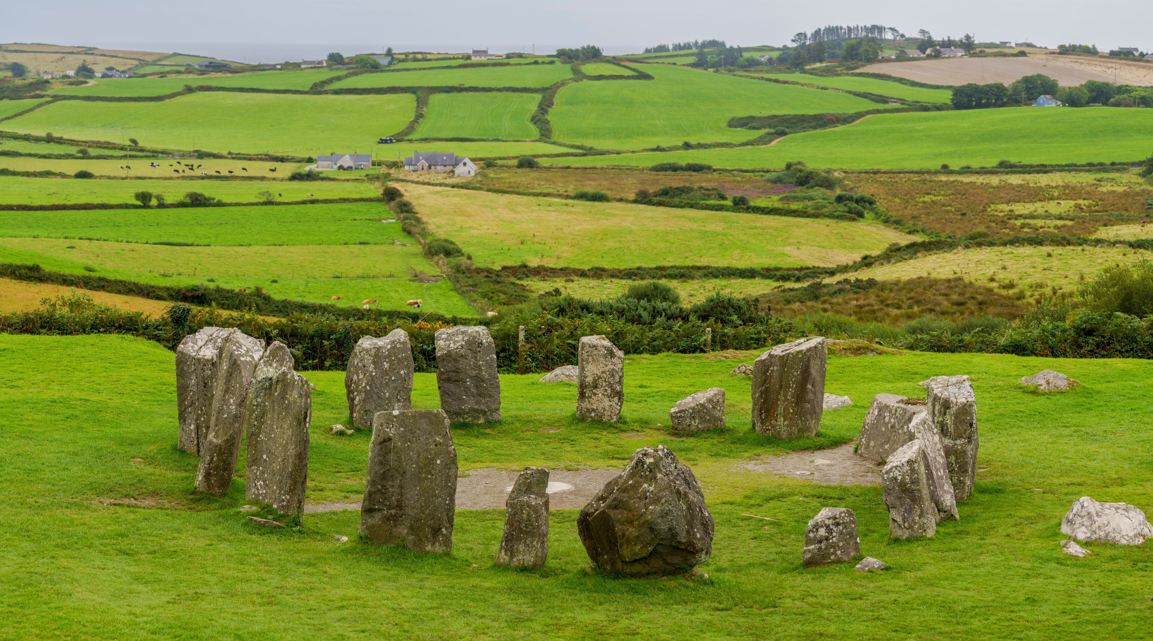 Megalithic Circle of Drombeg, - The Altar of the Druid-, Rosscarbery approximately from the year 150 a. c., Ireland, United Kingdom
