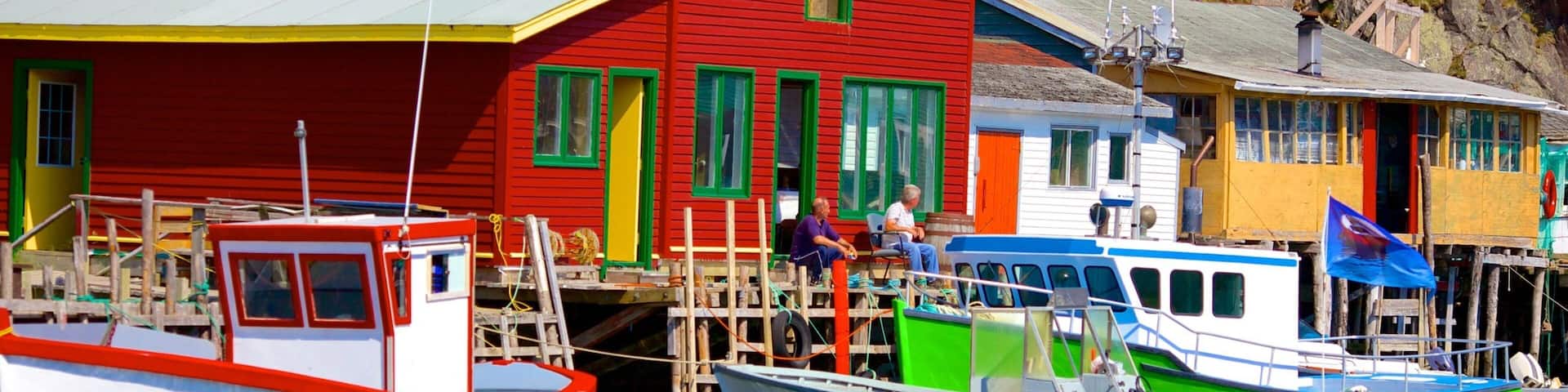 Quidi Vidi mettant en vedette marina et navigation