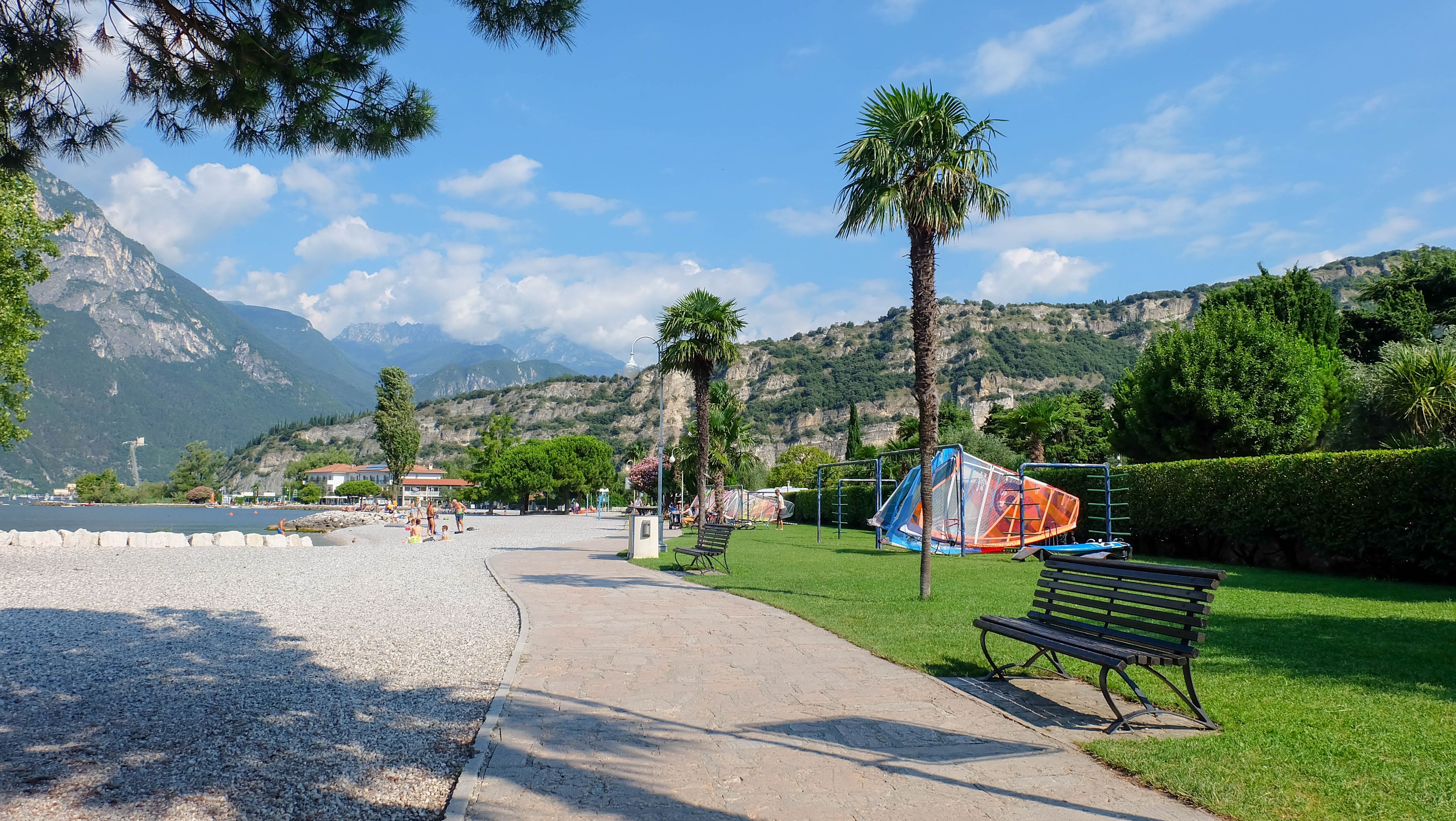 Torbole am Gardasee in Italien