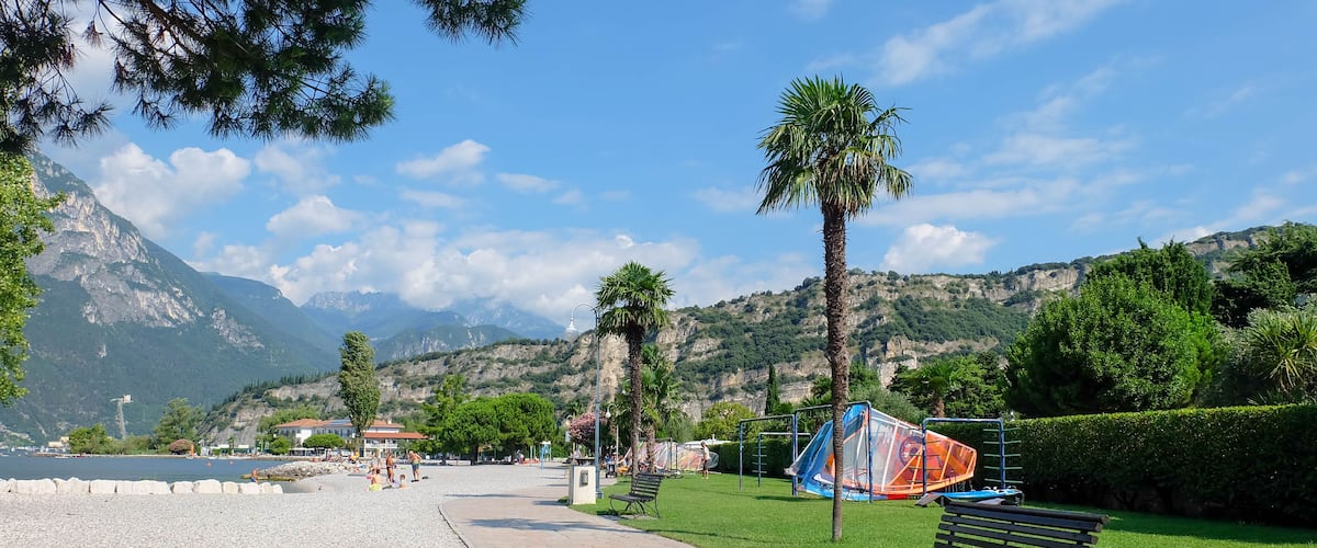 Torbole am Gardasee in Italien