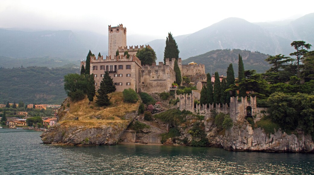 Malcesine castle evening