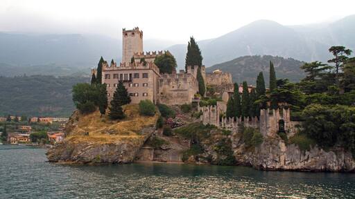 Malcesine castle evening