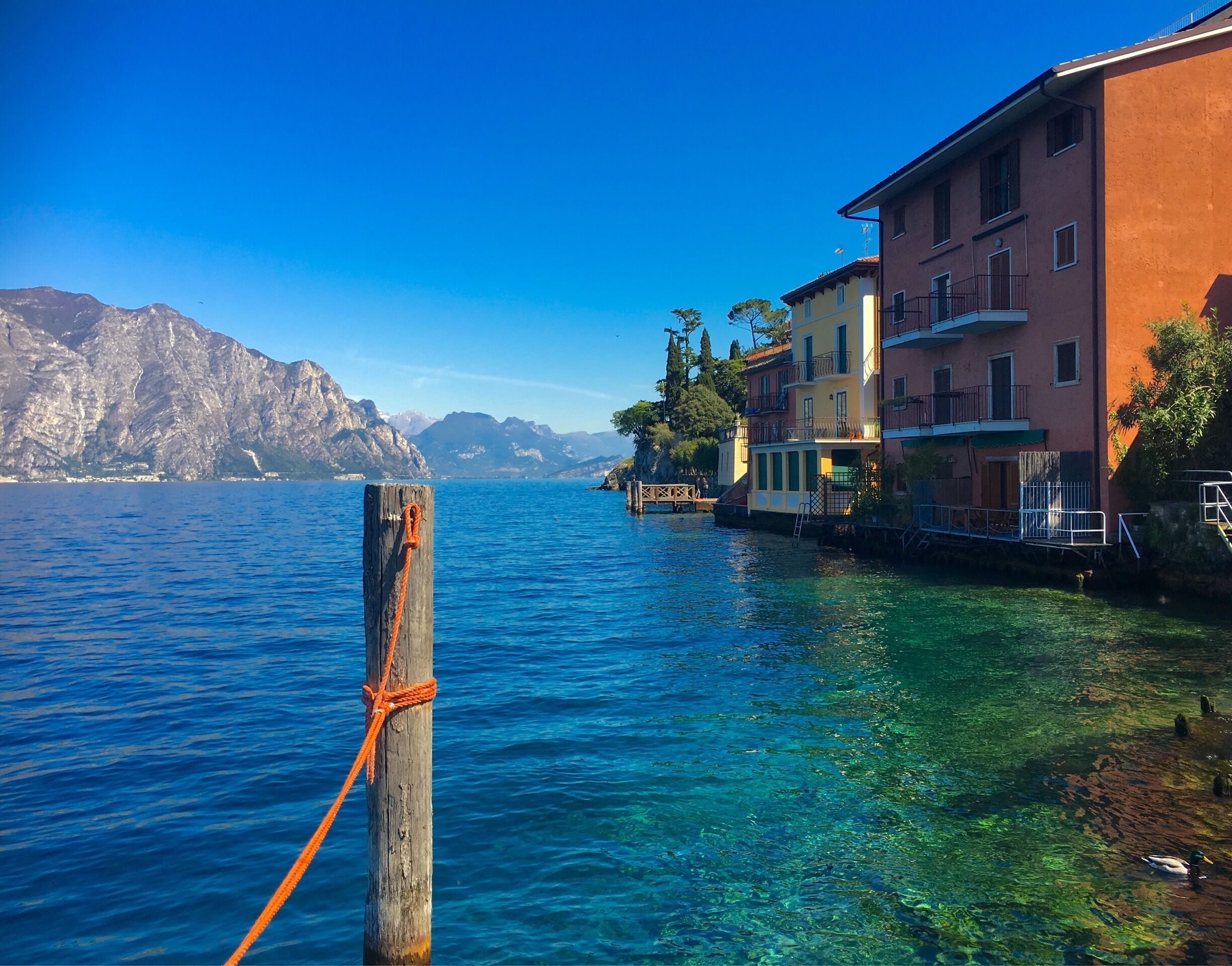 Waterfront of Malcesine, Lake Garda

