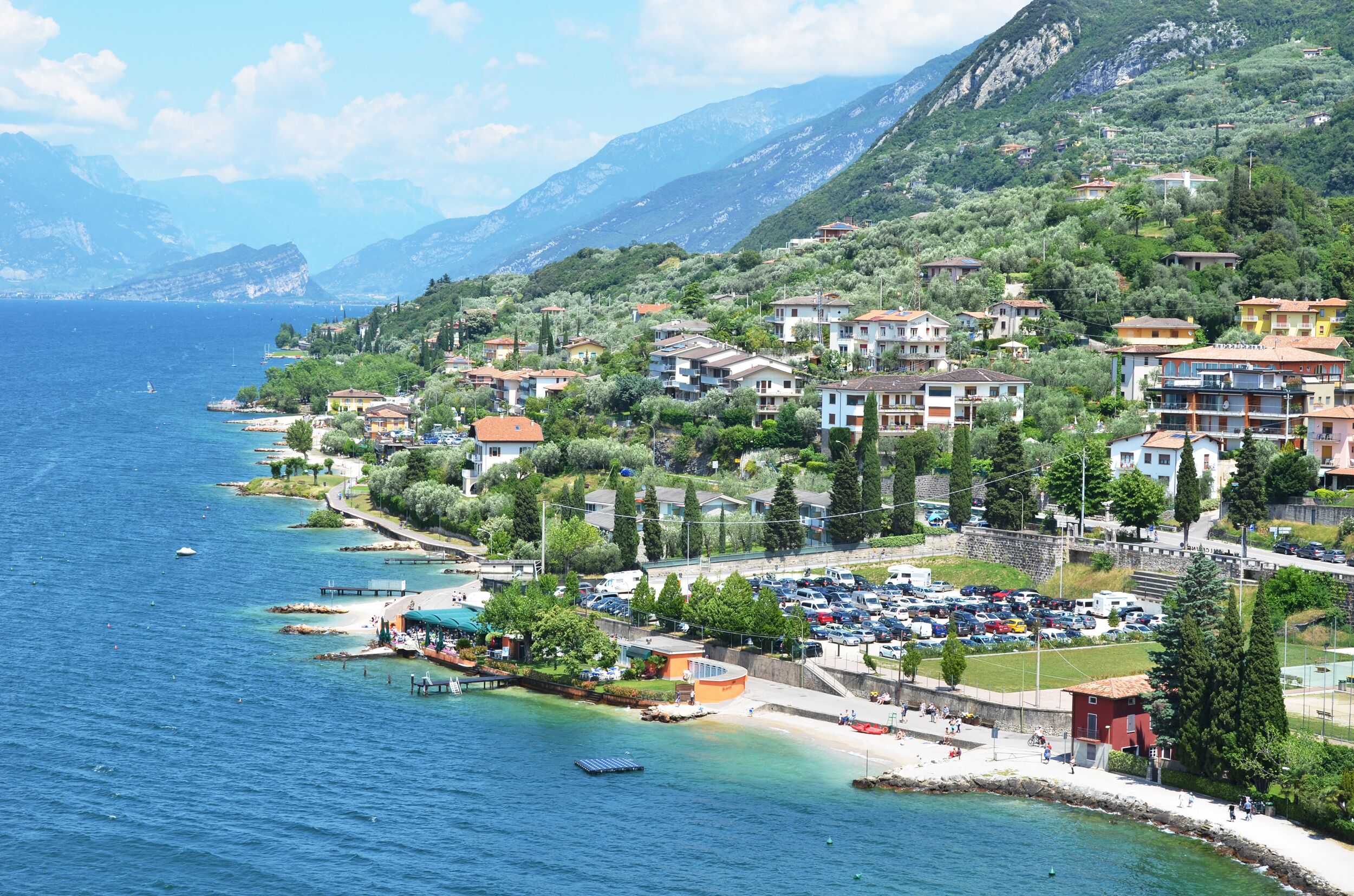 Malcesine - a beautiful relaxed town at lake Garda, Italy