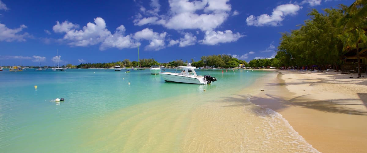 Grand Bay featuring boating and a beach