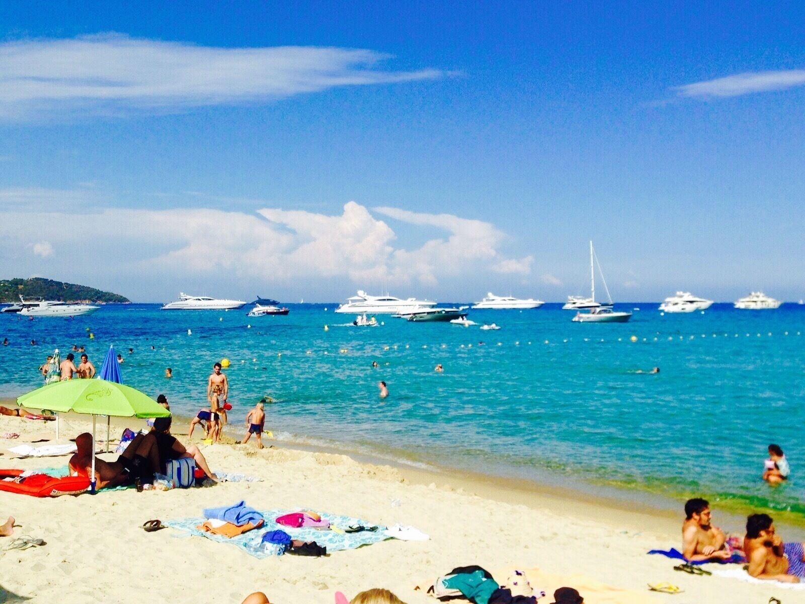 Saint-Tropez Beach by Troy Flaherty
