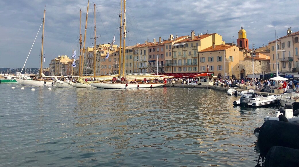Beautiful view of St tropez in the south of France