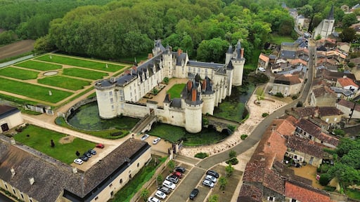 drone photo Dissay castle france Europe