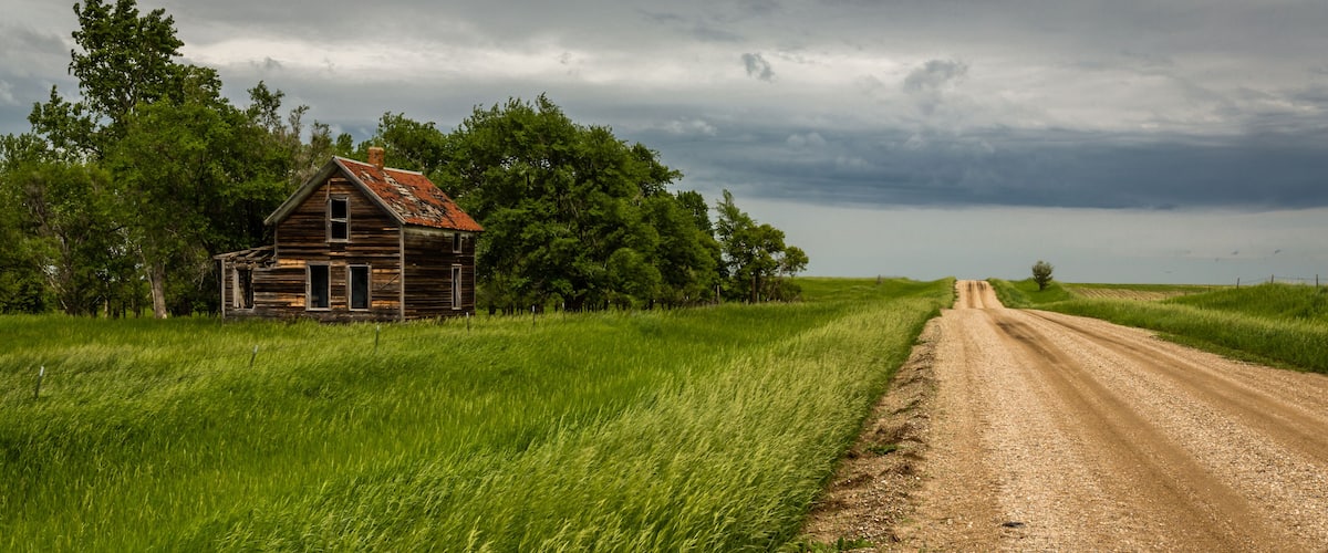 "Rural Route" Not a lot going on in Miller, South Dakota. It seemed right to find a deserted old shack along a dirt road that seemed to lead to nowhere.