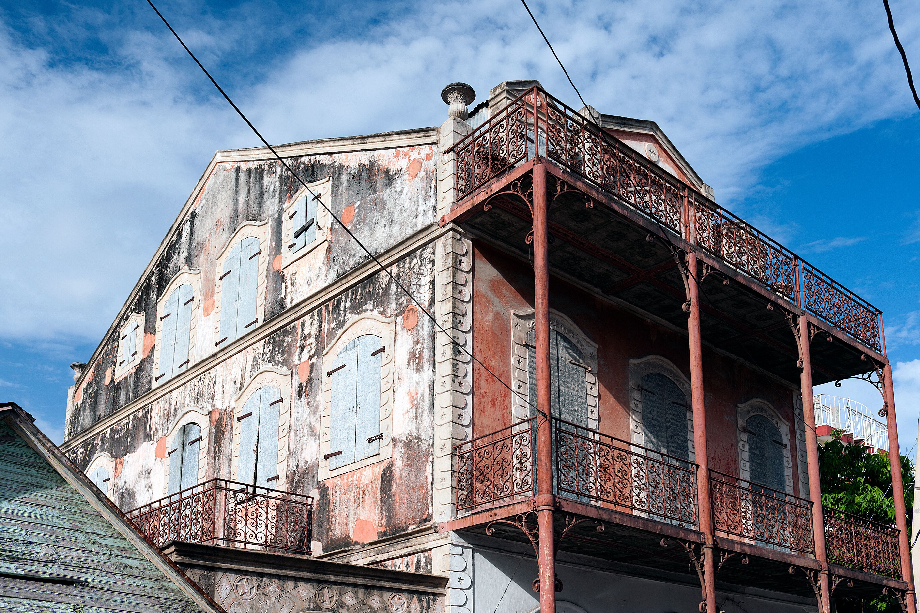 Traditionelles Haus, Jacmel, Haiti