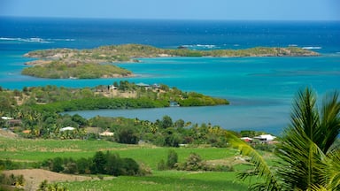 Le Francois, Martinique / 04.08.2014. Martinique, FWI - View to Les Trois Ilets from the mountains