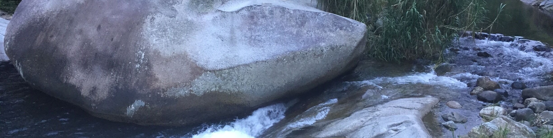 La piedra escrita...
"The written stone" beautiful river in Jayuya PR .... You can swim surrounded by beauty and drawings of the native  taino indians who are once lived in the island....