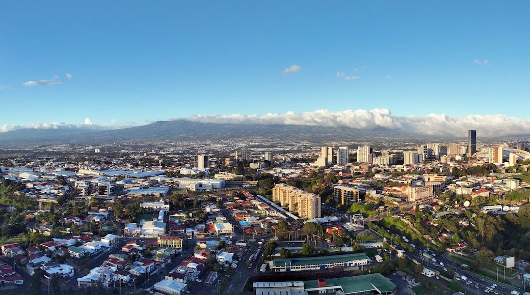 Sunsetting over San Jose and Escazu, Costa Rica